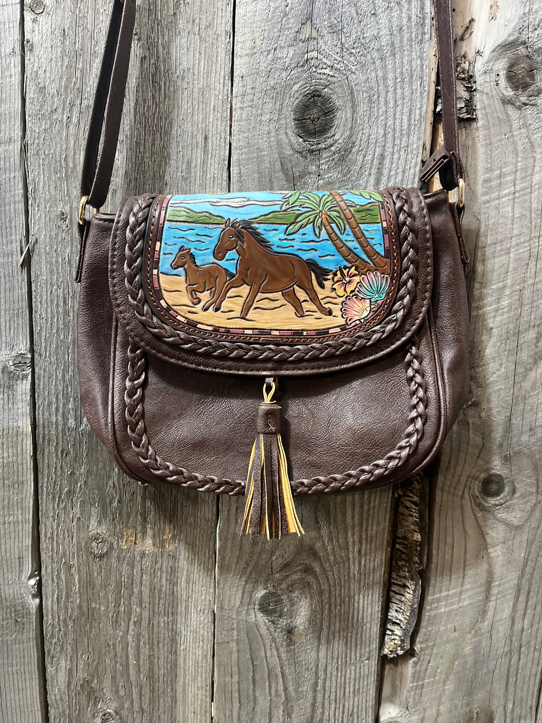 Purse with Tooled Flap