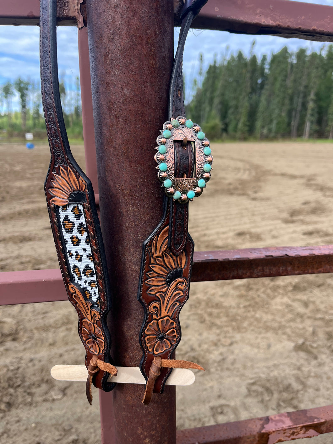 Beaded Medium Length Bridle