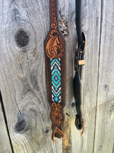 Load image into Gallery viewer, Feather Beaded Bridle
