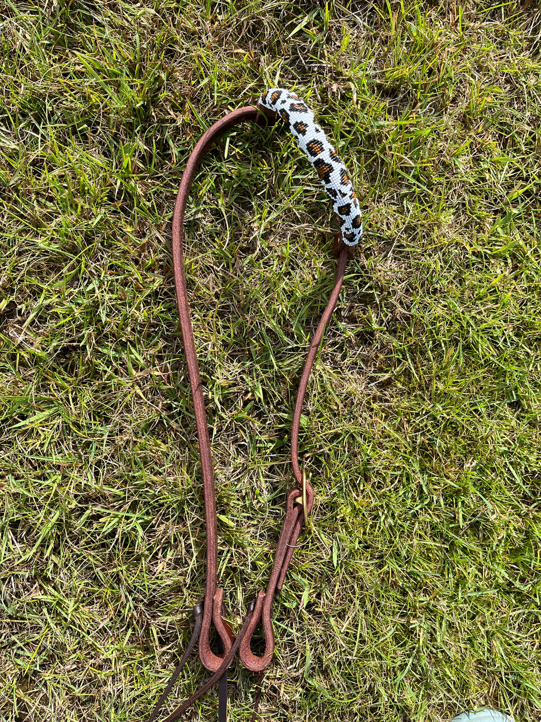 Cheetah Beaded Ear Bridle
