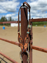 Load image into Gallery viewer, Cheetah Inlay Bridle
