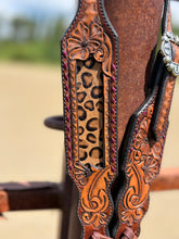 Load image into Gallery viewer, Cheetah Medium Length Bridle
