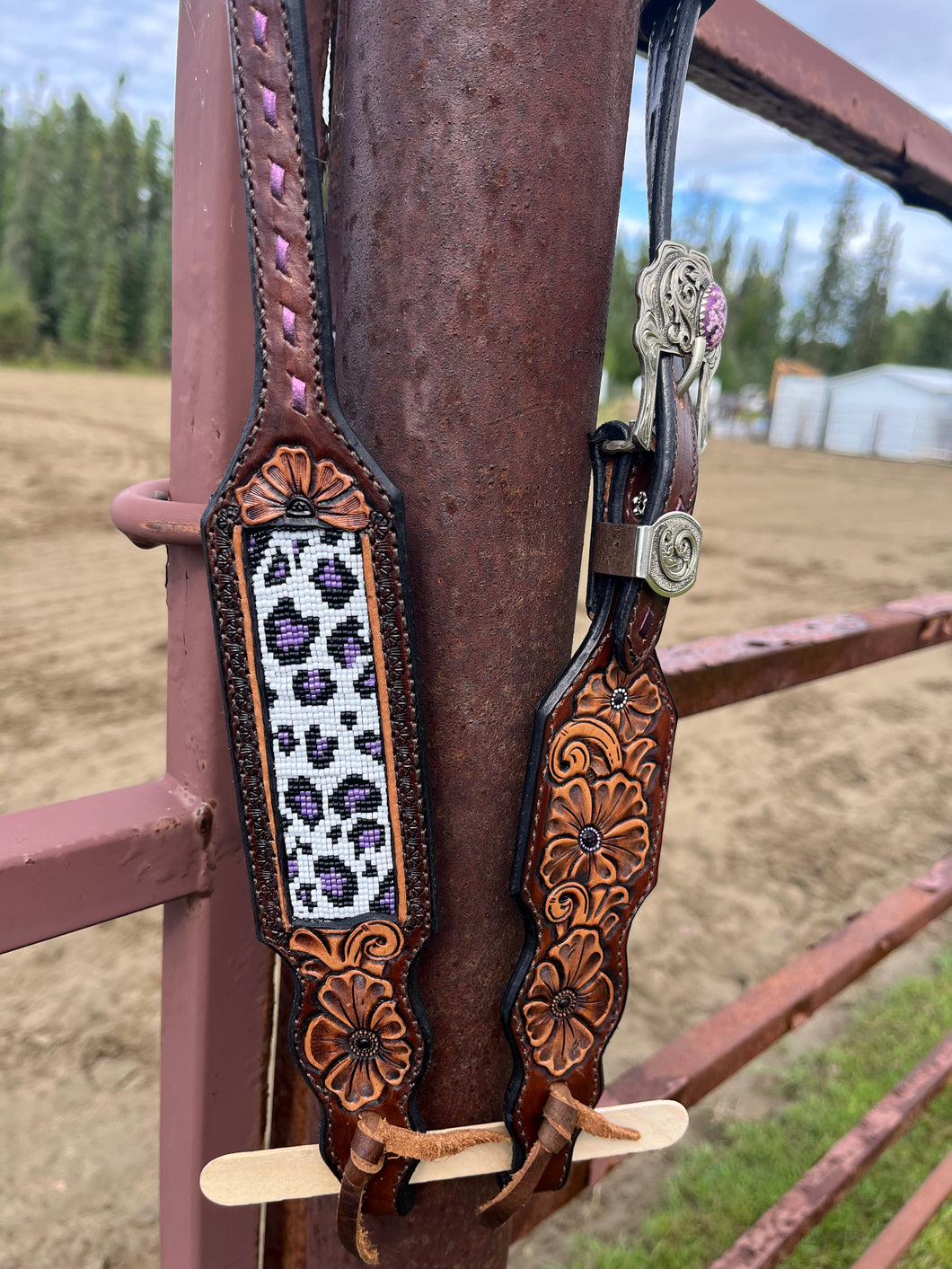 Beaded Medium Length Bridle