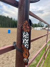 Load image into Gallery viewer, Turqouise Cheetah Beaded Bridle
