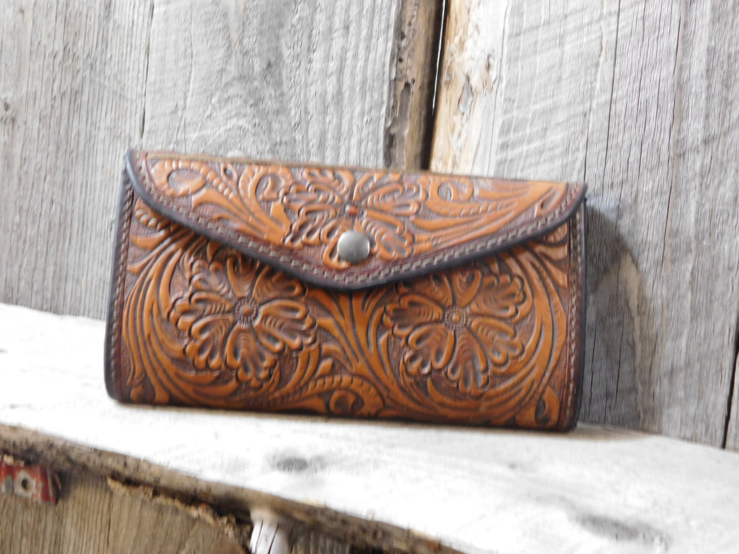 Custom Tooled Wallet