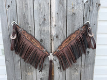 Load image into Gallery viewer, Fringed Cheetah Breastcollar
